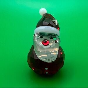 Swarovski Rocking Santa 1143323 with COA – Retired Christmas Figurine – No Box
